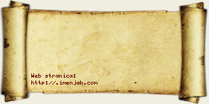 Danijela Bujak vizit kartica